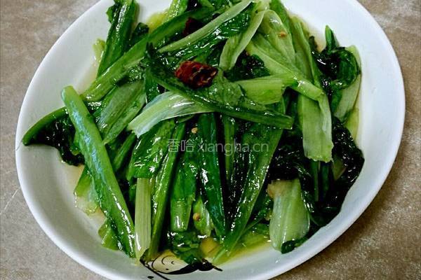 炝炒油麦菜的做法图解5