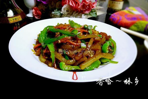 猪肉皮炒辣椒的做法图解9