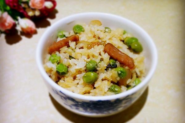 豌豆腊肉焗饭的做法图解8