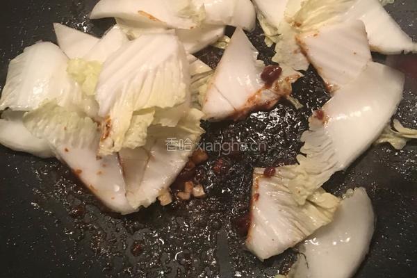 黄豆酱炒娃娃菜的做法图解4