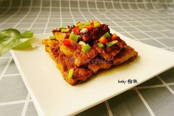 黄豆酱烧豆腐的做法图解12