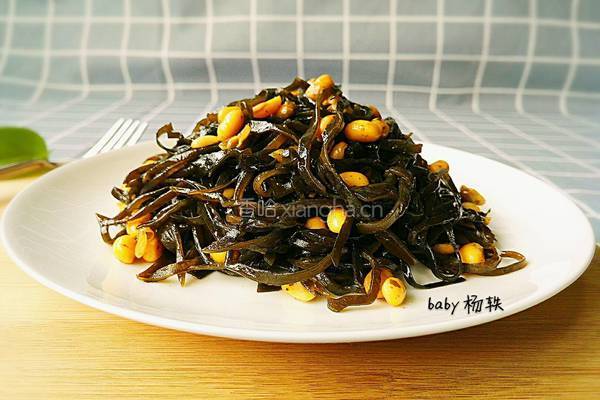 黄豆炖海带