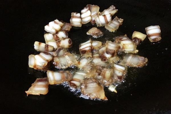 腊肉炒荷兰豆的做法图解4