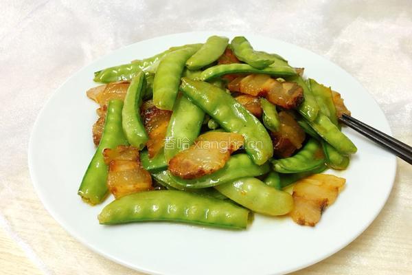腊肉炒荷兰豆的做法图解13