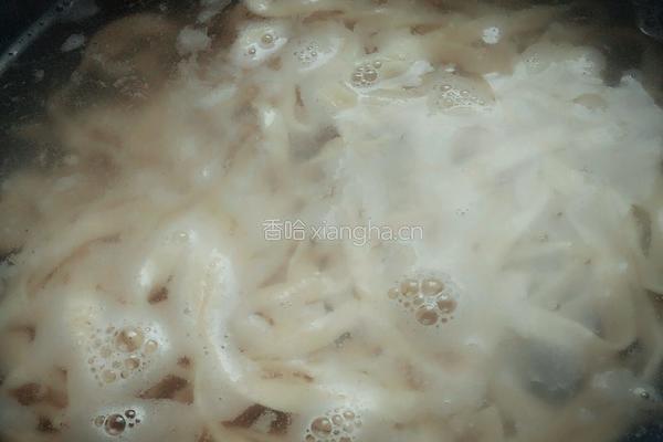 香菇鸡丝手擀面的做法图解16