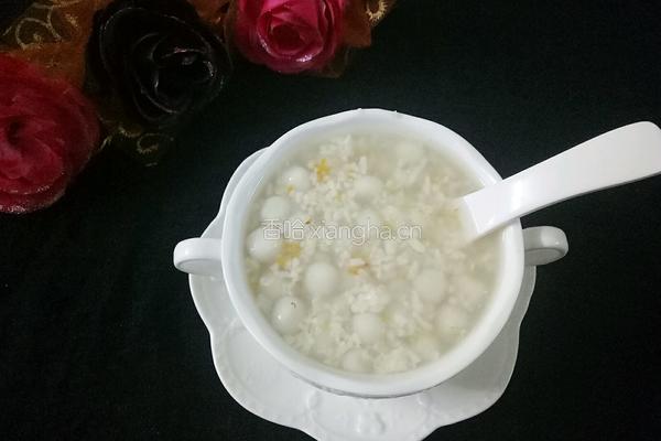 桂花酒酿小圆子的做法图解2