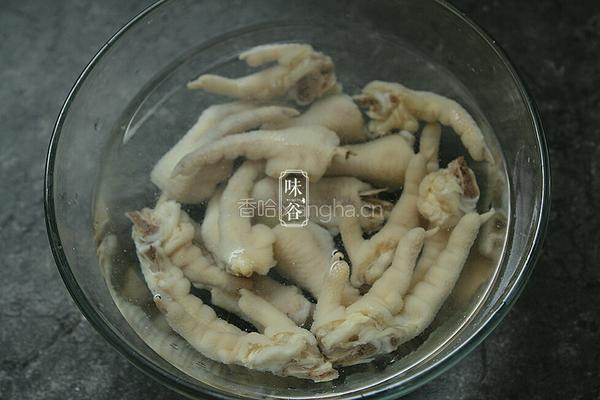 凉拌鸡脚的做法图解4