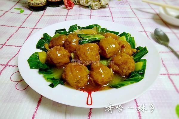 肉丸烧白菜的做法图解9