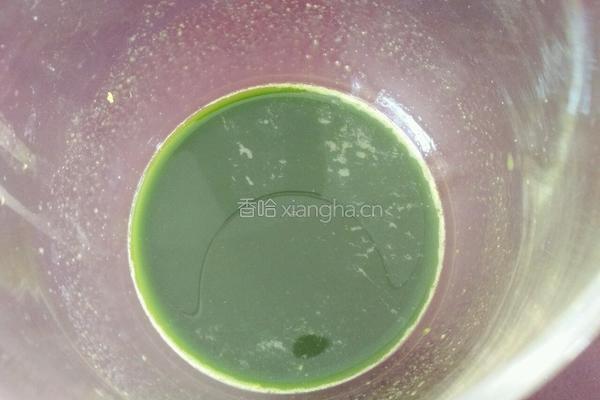 菠菜戚风的做法图解1