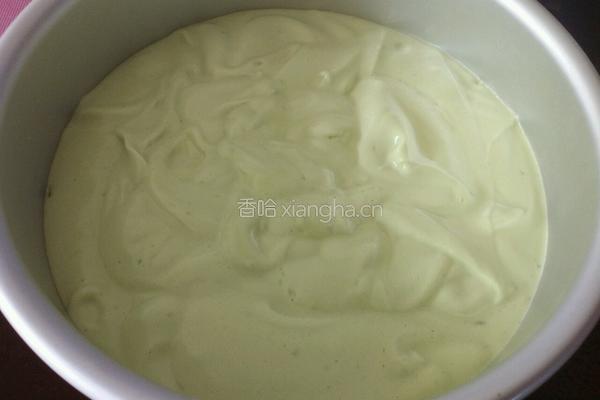 菠菜戚风的做法图解12