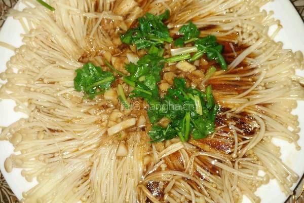 金针菇加杏饱菇的做法图解6