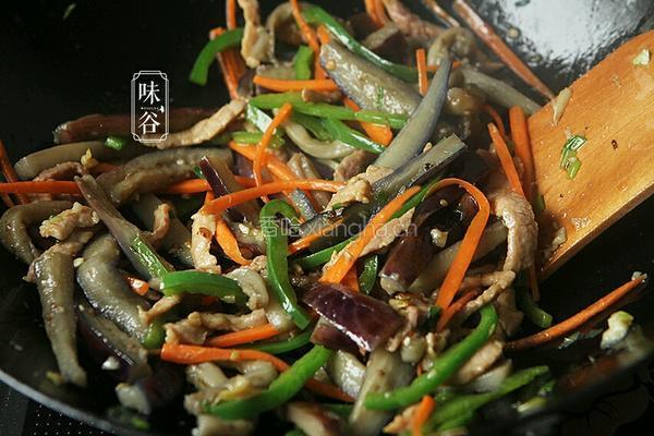 香辣茄子的做法图解8