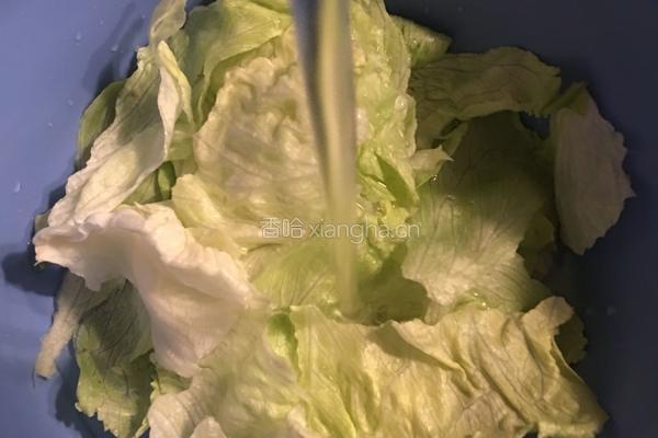 蚝油西生菜的做法图解3