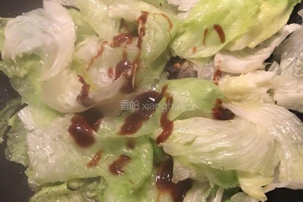 蚝油西生菜的做法图解6
