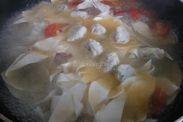 鱼丸面片的做法图解7