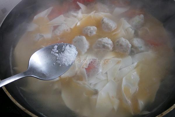 鱼丸面片的做法图解8
