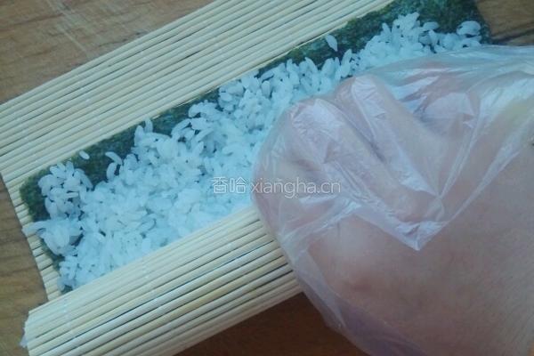 厚蛋苹果寿司的做法图解3