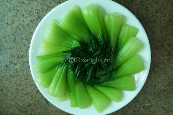 香菇青菜的做法图解4