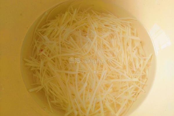  醋呛土豆丝的做法图解4