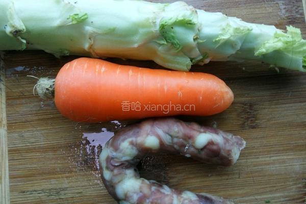 腊肠炒时蔬的做法图解2