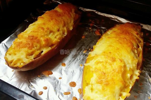 芝士焗红薯的做法图解16
