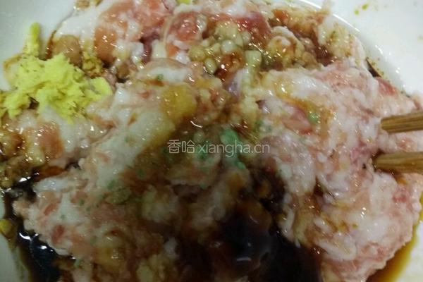 萝卜干肉馅包子的做法图解7