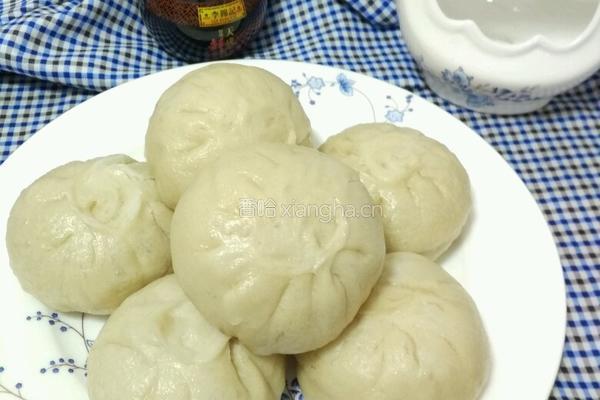 萝卜干肉馅包子的做法图解22