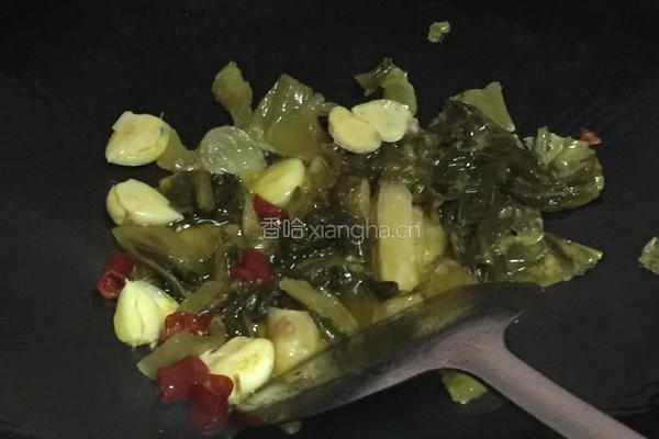 豆腐酸菜鱼的做法图解4