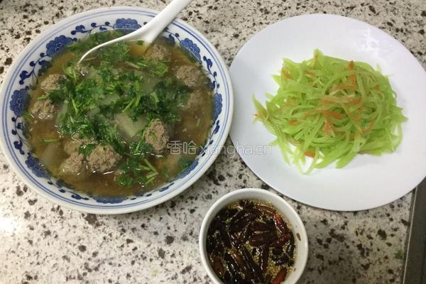 羊肉冬瓜丸子汤