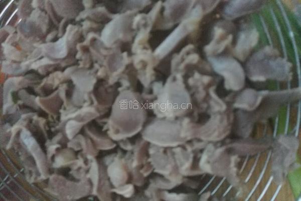 辣炒鸡肾的做法图解5