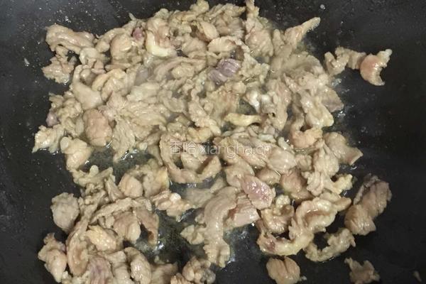 瘦肉炒四季豆的做法图解4
