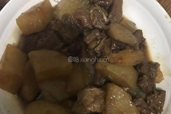萝卜炖牛腩的做法图解7