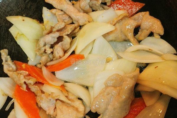 洋葱炒肉片的做法图解7