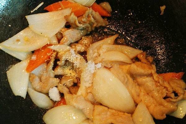 洋葱炒肉片的做法图解9