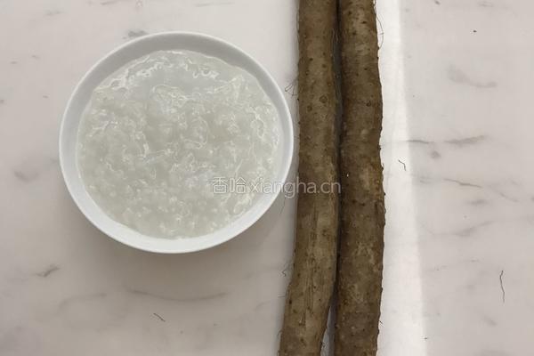 剩米粥山药糊的做法图解1
