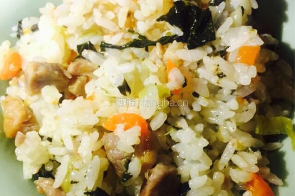 咸肉菜饭的做法图解4