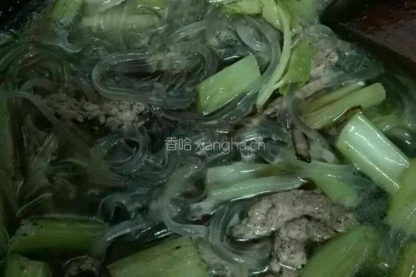 芹菜猪肉炖粉条的做法图解13