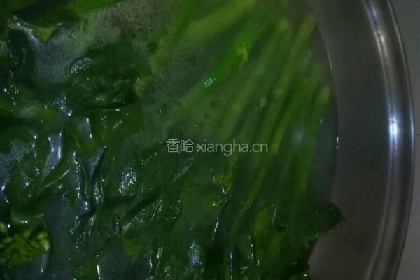 白灼芥兰菜的做法图解5