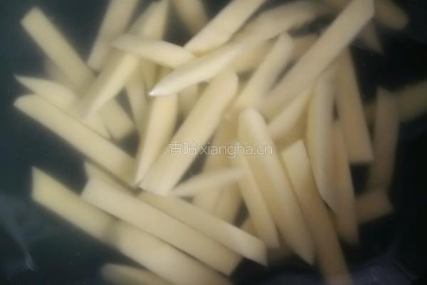 自制薯条的做法图解3