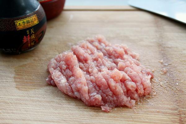 肉末粉条的做法图解3
