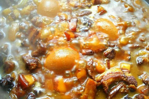 红焖肉油菜的做法图解8