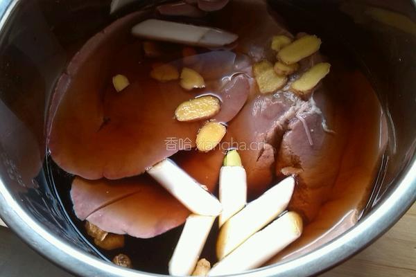 卤猪肝的做法图解4
