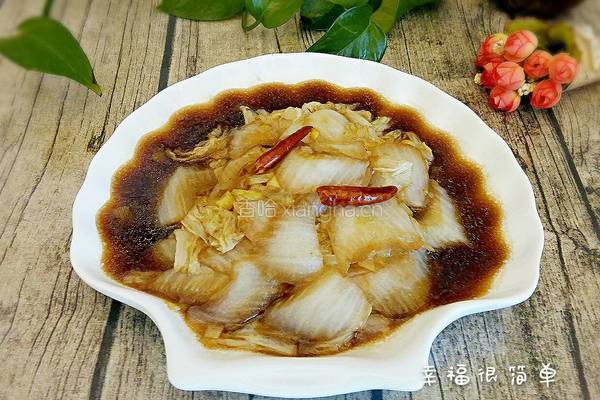 醋溜白菜的做法图解11