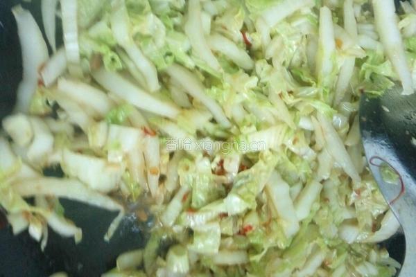 蒜茸辣椒酱大白菜的做法图解9