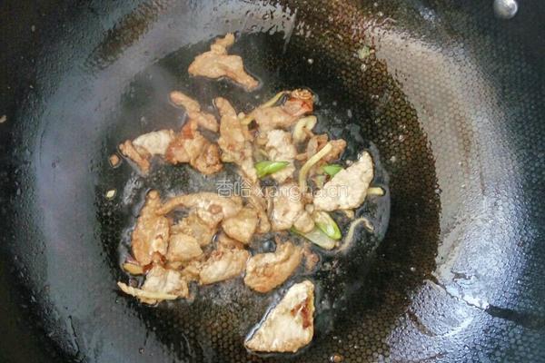 菜花炒肉的做法图解8