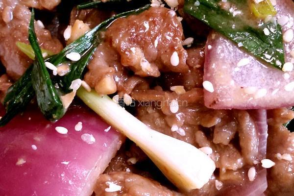 洋葱炒牛肉的做法图解8
