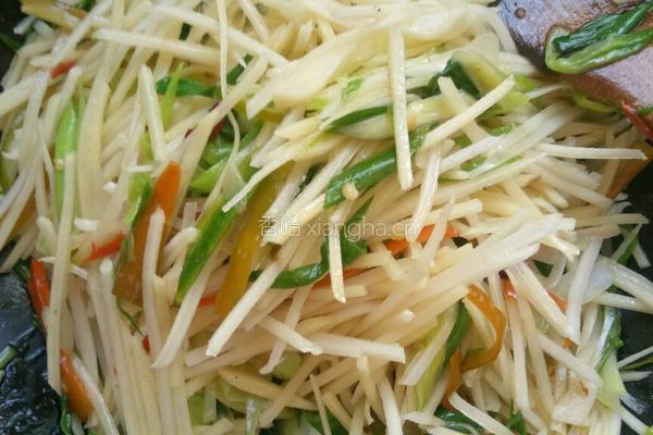 酸辣土豆起的做法图解4