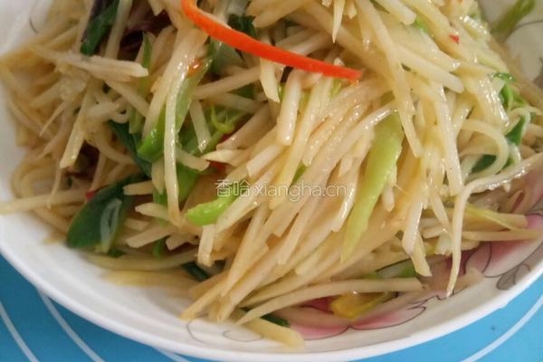 酸辣土豆起的做法图解5
