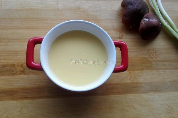 香菇蒸蛋的做法图解3