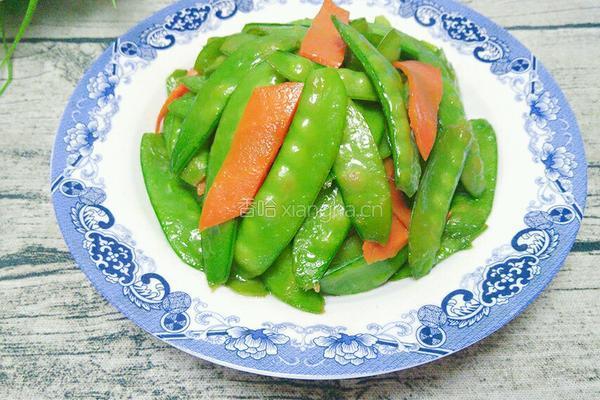 素炒荷兰豆的做法图解7
